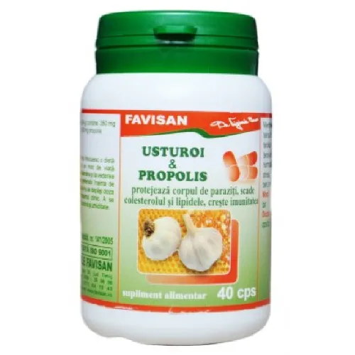 Usturoi si Propolis 40cps Favisan