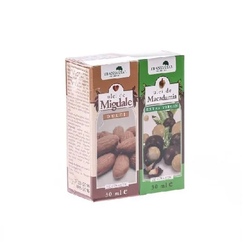 Set Ulei Migdale 30ml + Ulei Macadamia 30ml Transvital
