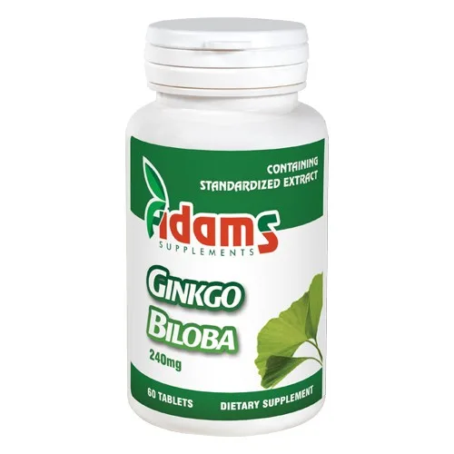 Ginkgo Biloba 60tab Adams Supplements