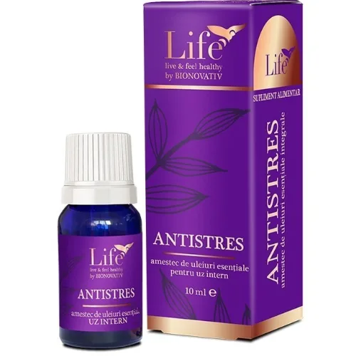Antistress Amestec cu Uleiuri Esentiale 10ml Life 