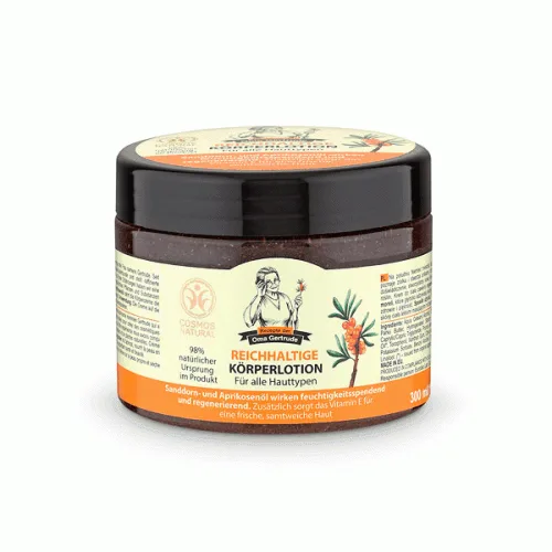 Crema corporala nutritiva cu ulei de catina 300ml Oma Gertrude