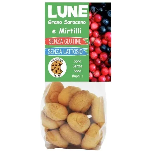 Biscuiti cu Hrisca si Afine, fara gluten, 200g, Biscottificio Vaiani