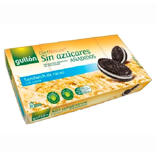 Biscuiti Oreo cu Cacao fara Zahar, 210gr, Gullon