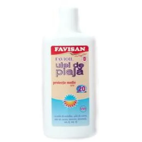 Ulei De Plaja Favioil, SPF20, 125ml, Favisan