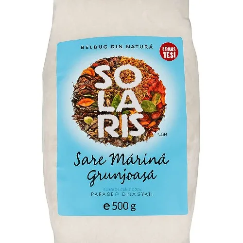 Sare Marina Grunjoasa 500g Solaris