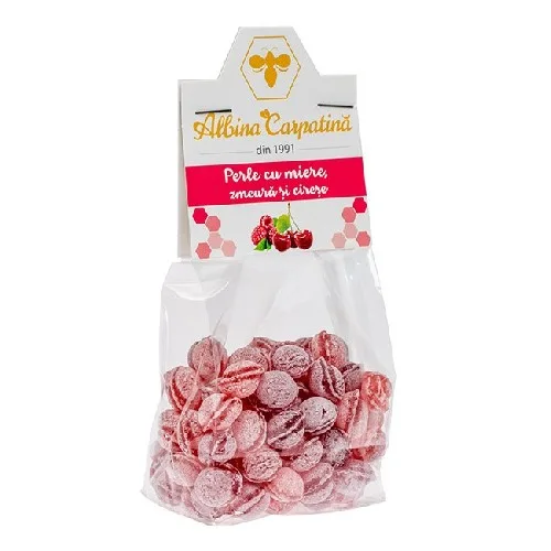 Perle Miere+Zmeura+Cirese 100gr Apicola Pastoral