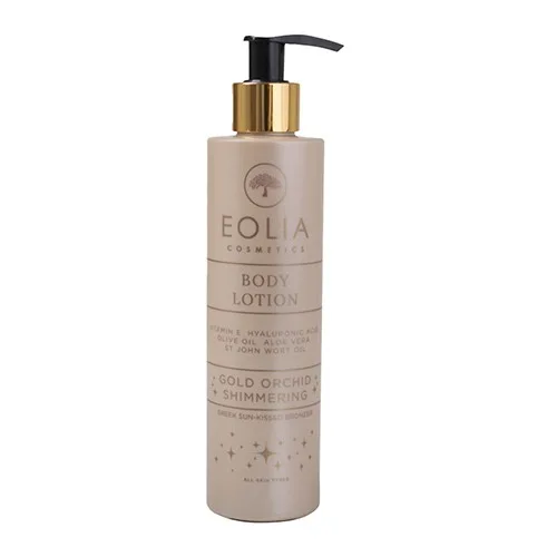 Lotiune De Corp Cu Sclipici Auriu Si Orhidee Aurie 250ml Eolia