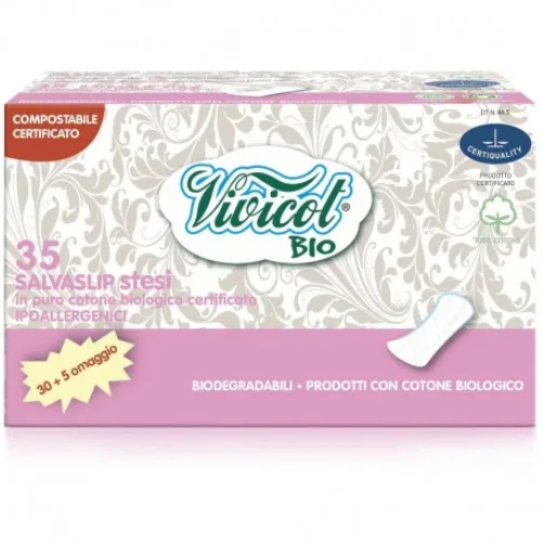 Protej Slip Bumbac Normal 35buc  Bio Holistic
