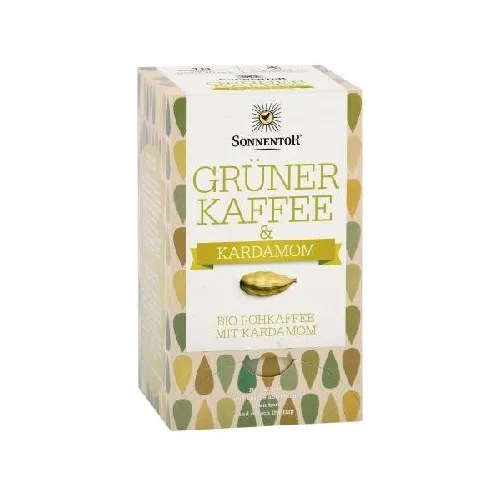 Cafea Verde cu Cardamom Eco 18plicuri  Sonnentor