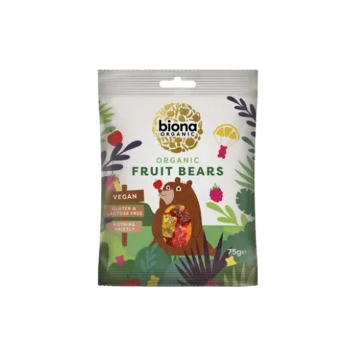 Jeleuri Mini Ursuleti cu Gust deFructe Bio 75gr Biona