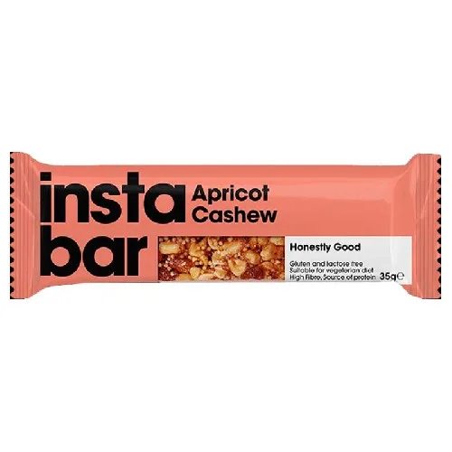 Baton cu Arahide, Miere, Caise, Migdale si Caju, 35gr, Instabar