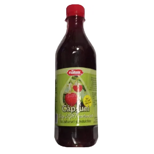 Sirop Light Pasteurizat Capsuni 500ml Natex