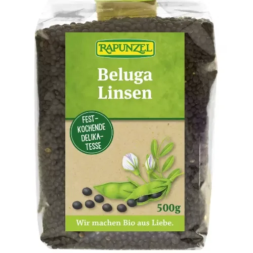 Linte Beluga Neagra Mica Eco 500gr Rapunzel