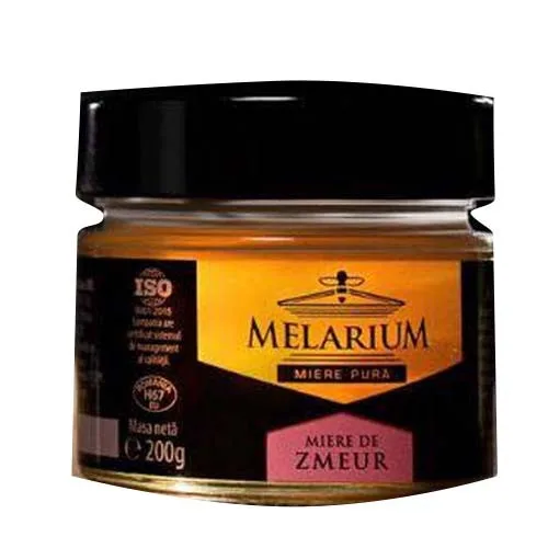 Miere Zmeur (fara ambalaj carton), 200gr, Melarium