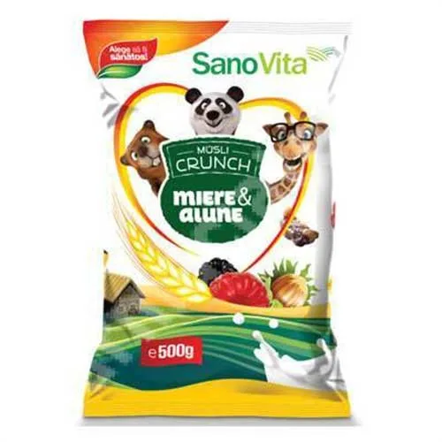 Musli Cu Alune, 500g, Sano Vita