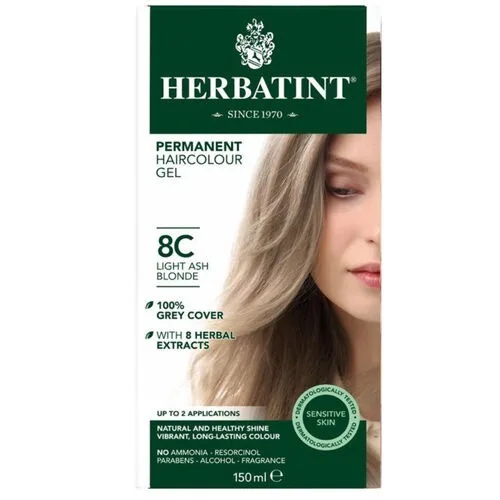 Vopsea Pt. Par-Blond Cenusiu Deschis 8C,150 ml, Herbatint