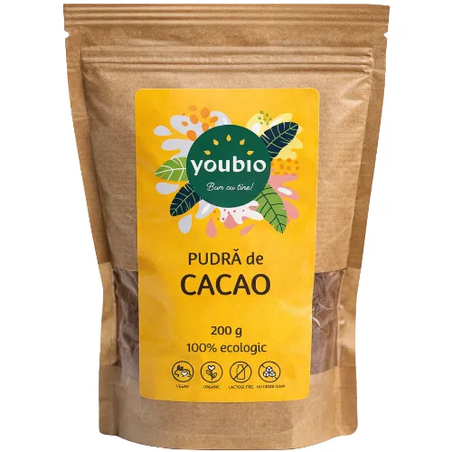 Pulbere cacao, organic, 200g , Youbio