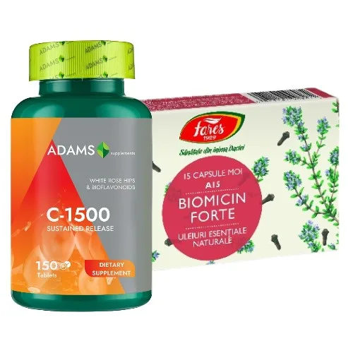 Pachet de imunitate - Vit. C + Biomicin