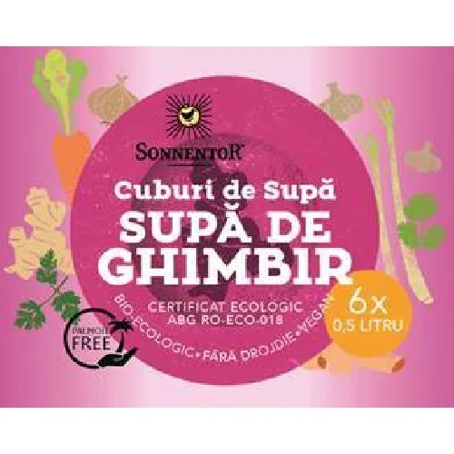Cub Supa Ghimbir  Eco 6cuburi X 60gr Sonnentor