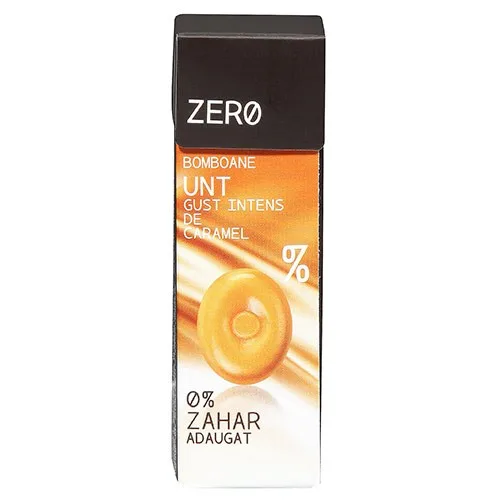 Bomboane Zero cu Unt Gust Caramel 32gr Pallas