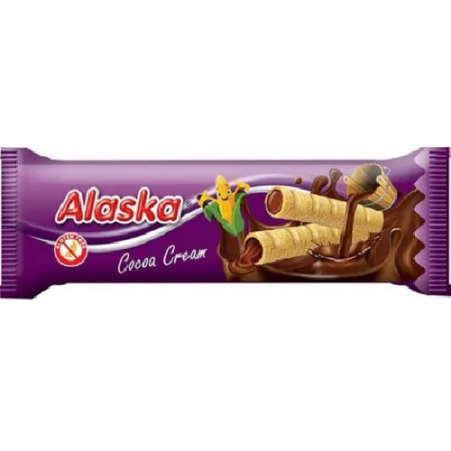 Rulouri din Porumb cu Cacao, 18g, Alaska