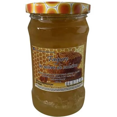Fagure in Miere de Salcam, 400gr, Apiplant Reghin