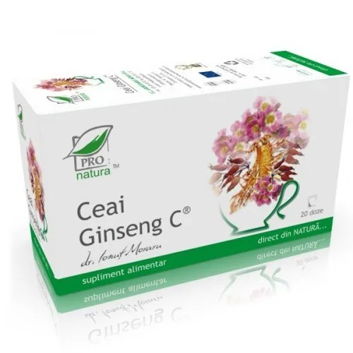 Ceai Ginseng 25pl Pro Natura