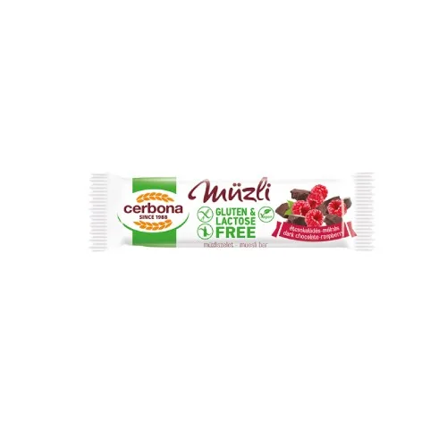 Baton muesli Ciocolata Zmeura, 35 g
