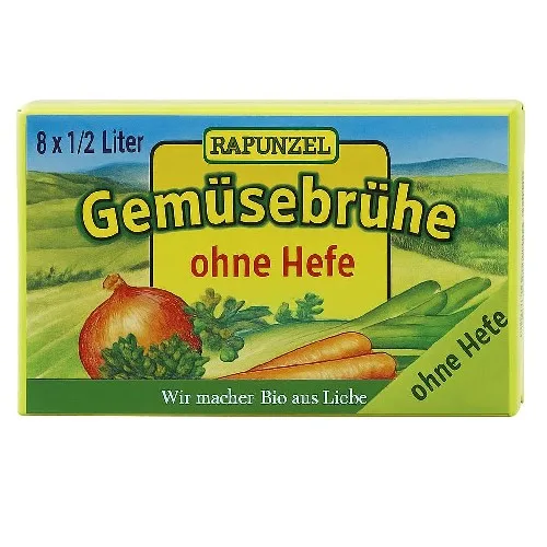 Cub de Supa de Legume fara Drojdie Eco 80gr Rapunzel
