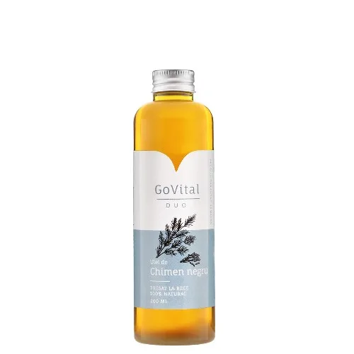 Ulei de chimen negru, presat la rece, 200ml, Govital