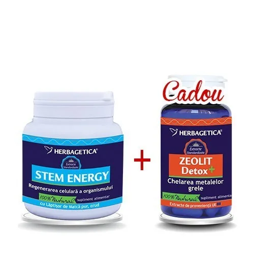 Energy Stem 250ml + Zeolit Detox GRATIS 60cps Herbagetica
