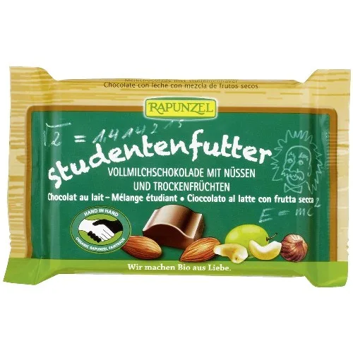 Ciocolata cu mix de fructe si alune, 100g, Rapunzel