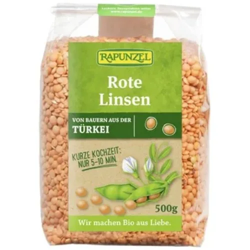 Linte Rosie Decojita, 500g, Rapunzel