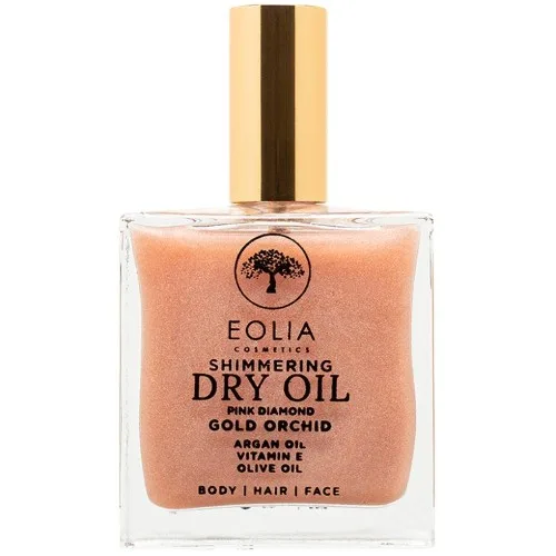 Ulei organic uscat cu sclipici, Gold Orhid, Pink Diamond, 100ml, Eolia