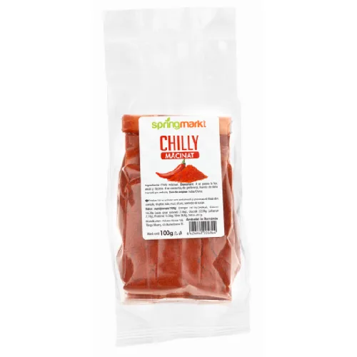 Chilly macinat, 100gr, Springmarkt