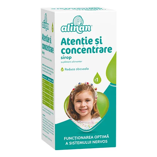 Alinan Sirop Atentie si Concentrare 150ml Fiterman