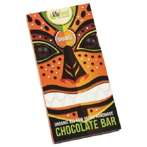 Ciocolata cu Portocale Raw Bio 70gr Lifefood