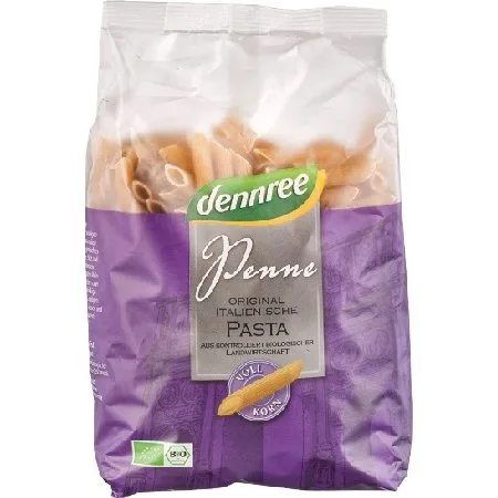 Penne din Grau Dur Integral 500gr Eco Dennree