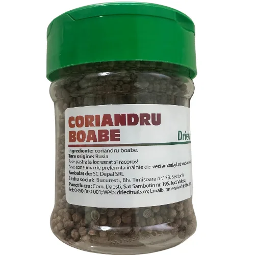 Coriandru Boabe Borcan 50gr Driedfruits