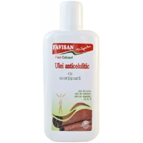 Ulei Anticelulitic cu Scortisoara 300ml Favisan