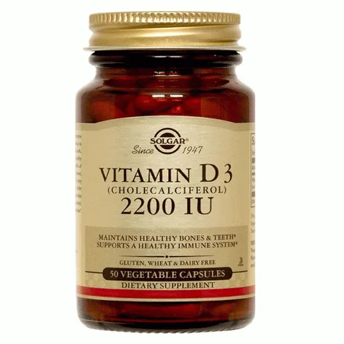 Vitamina D3 2200UI 50cps Solgar