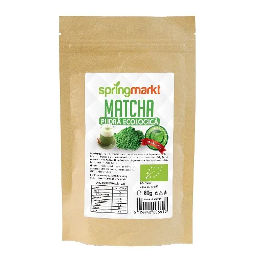 Pudra ecologica de Matcha, 80g, Springmarkt