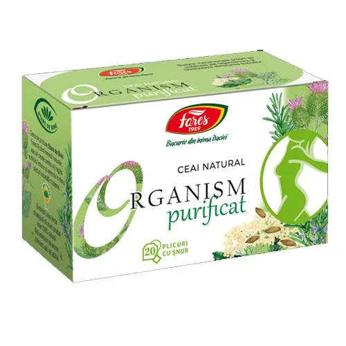Ceai Organism Purificat 20plicuri Fares