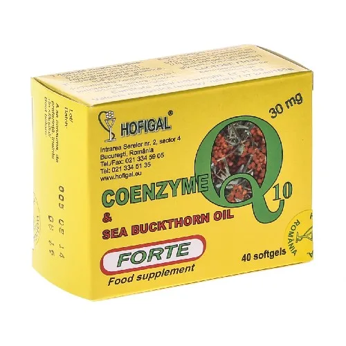 Coenzima Q10 Forte 30mg 40cps Hofigal