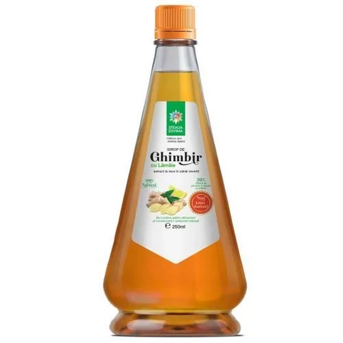 Sirop de Ghimbir cu Lamaie Steau Divina 520ml
